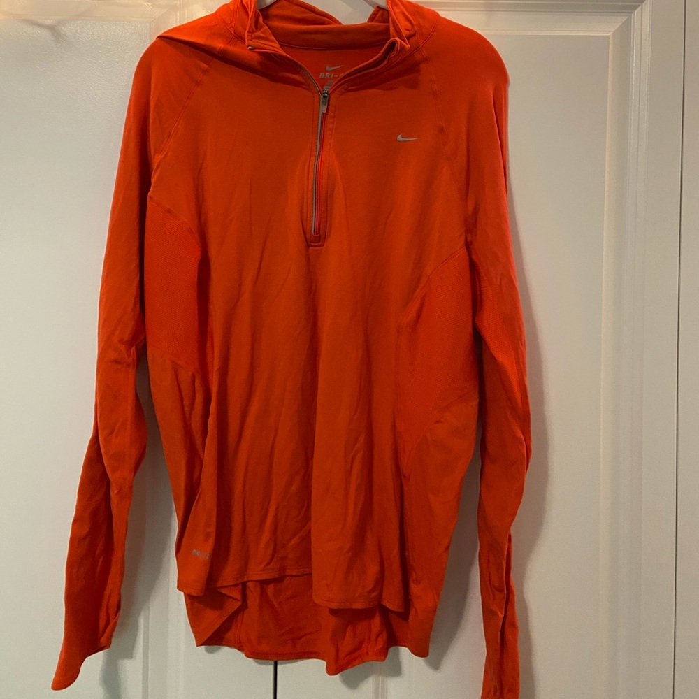 Nike Dri-Fit Half Zip Top with mesh detailing